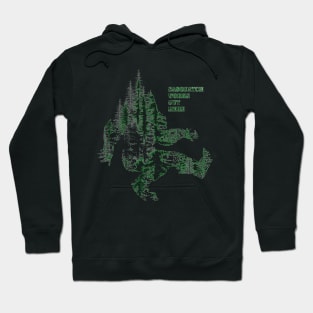 Sasquatch works out here Hoodie